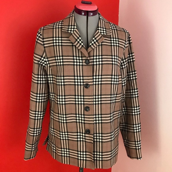 Pendleton Jackets & Blazers - Pendleton Virgin Wool Button Up Plaid Jacket